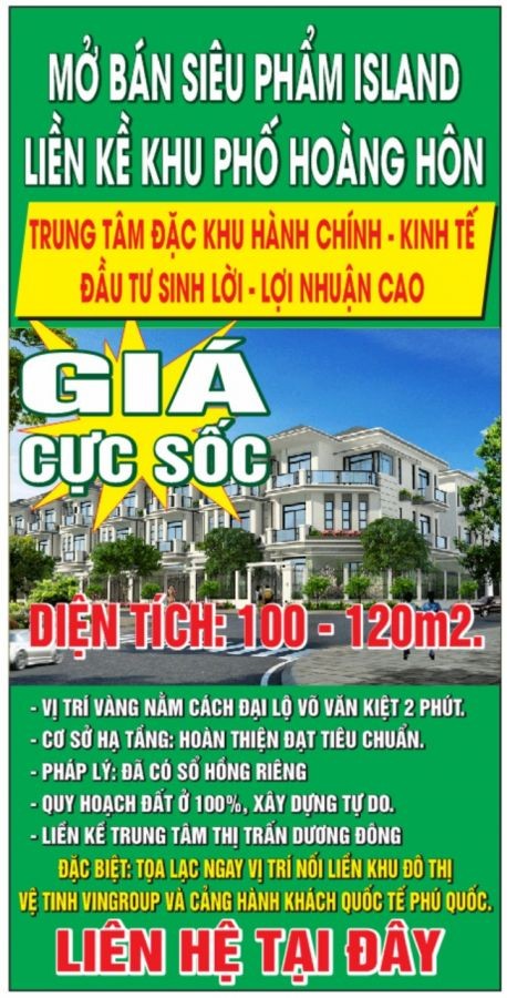 Dự án Khu dân cư  IS LAND Phú Quốc, Kiên Giang, 0901275529