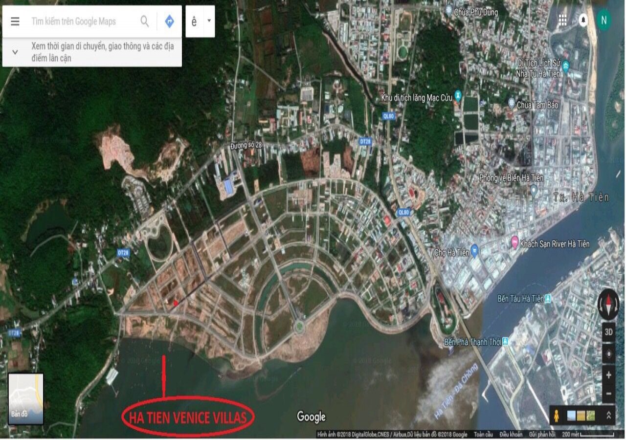 Nền Dự án Ha Tien Venice Villas, Pháo Đài, Hà tiên, Kiên Giang