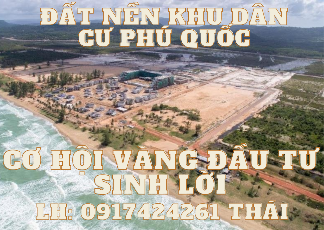 Đất nền khu dân cư Bến Tràm Phú Quốc Kiên Giang